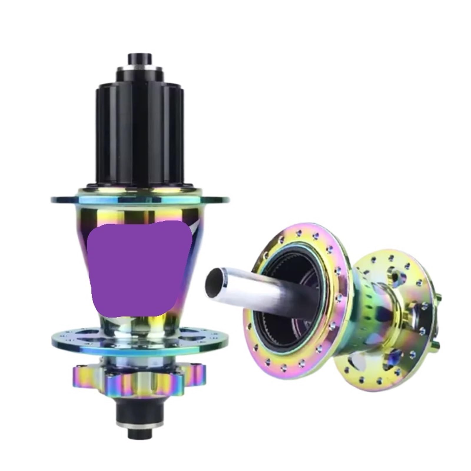 Mozzo ruota for bicicletta 32H con 12 nottolini 5 cuscinetti Tamburo freno a disco multiplo
