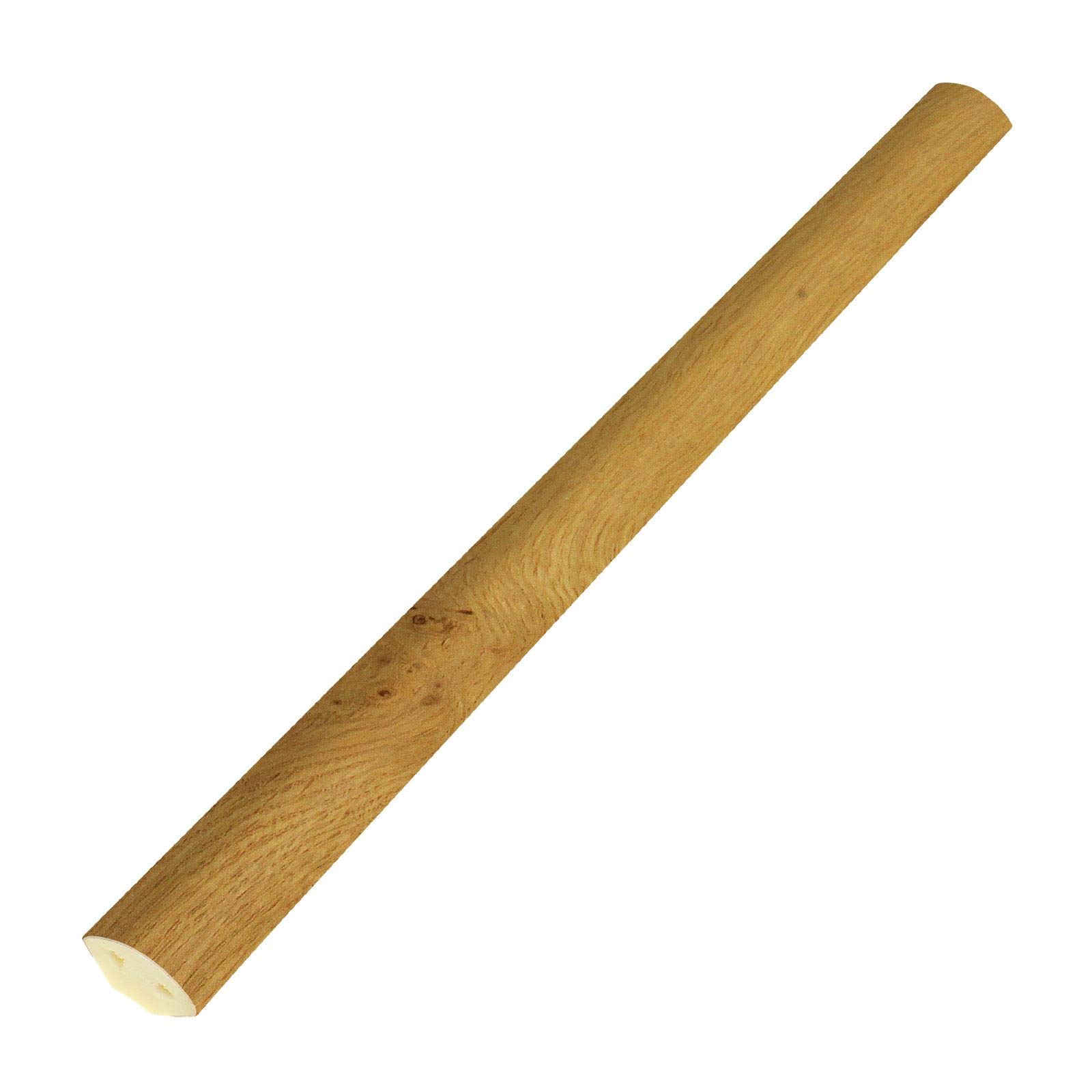 Quadrant Bead uPVC Plastic Window Door Bead Finishing Trim (2.5m) - 13mm, Irish Oak