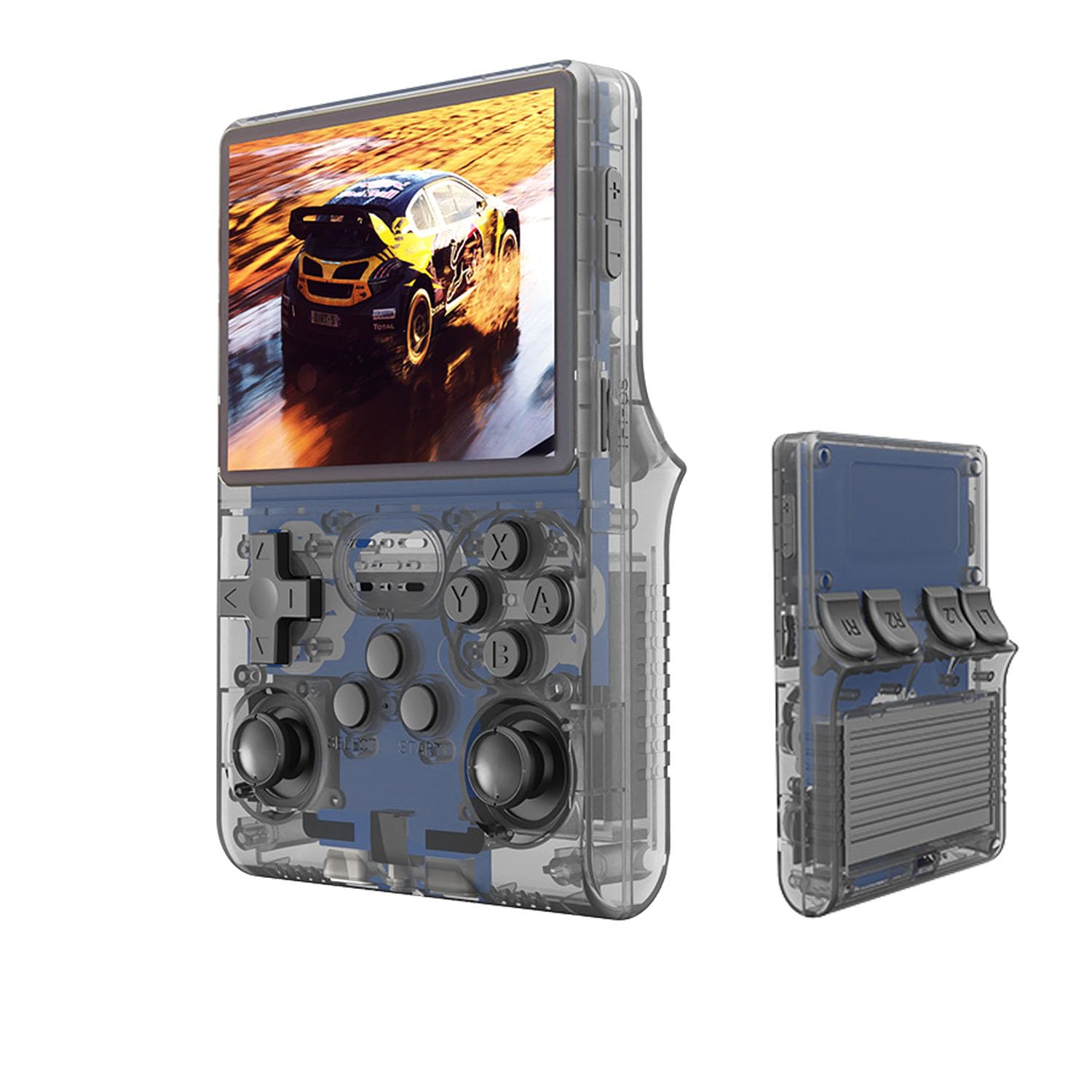 Handheld Game Console with 30000 Retro Games, 3.5 inch Mini HD IPS Screen Retro Console, 3800mAh Large Capacity, Built-in 256G Card, Support HDMI and