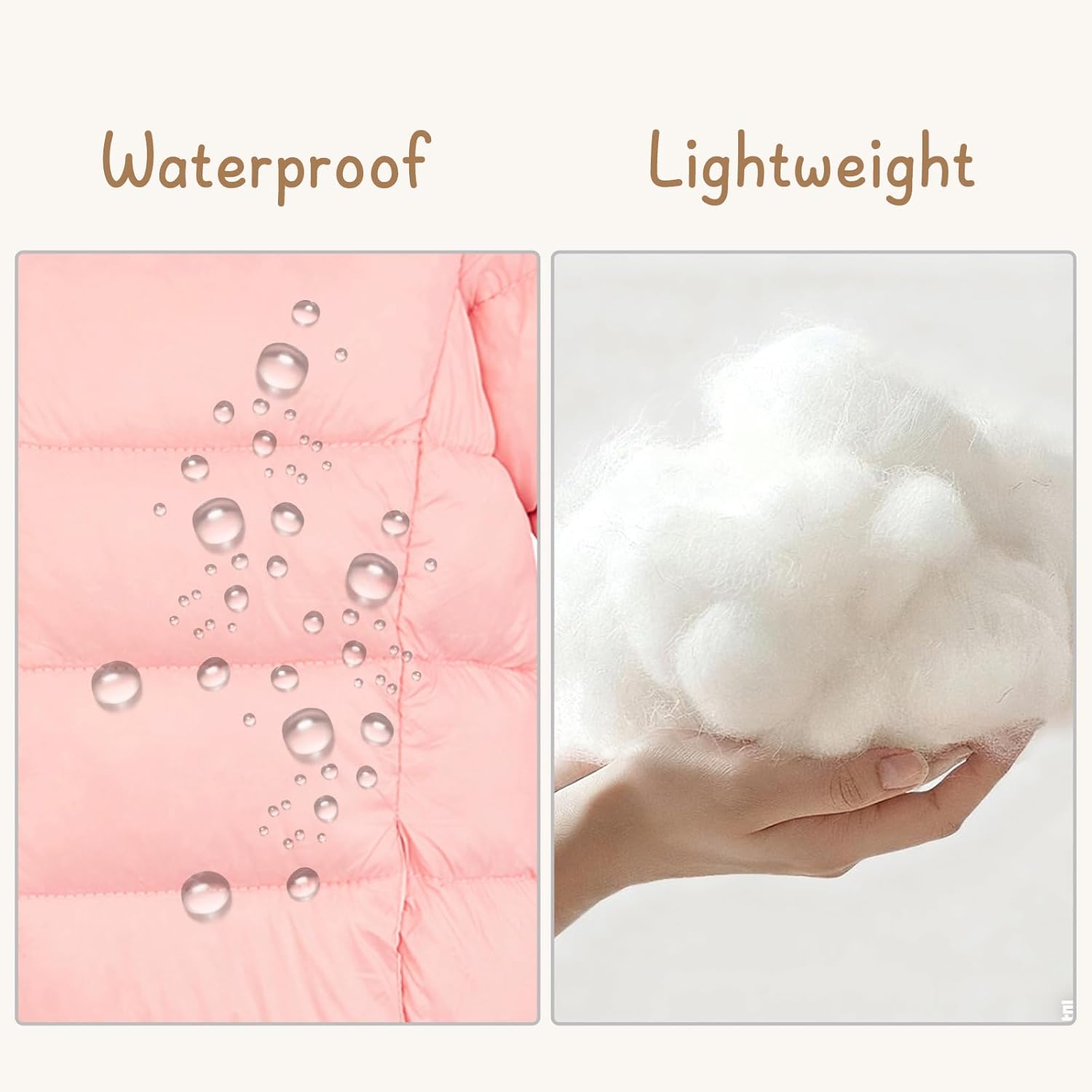 Lovekider Hooded Puffer Jacket for Girls 4-12T Packable Down-Alternative Winter Coat Shiny Outerwear for Kids - Image 5