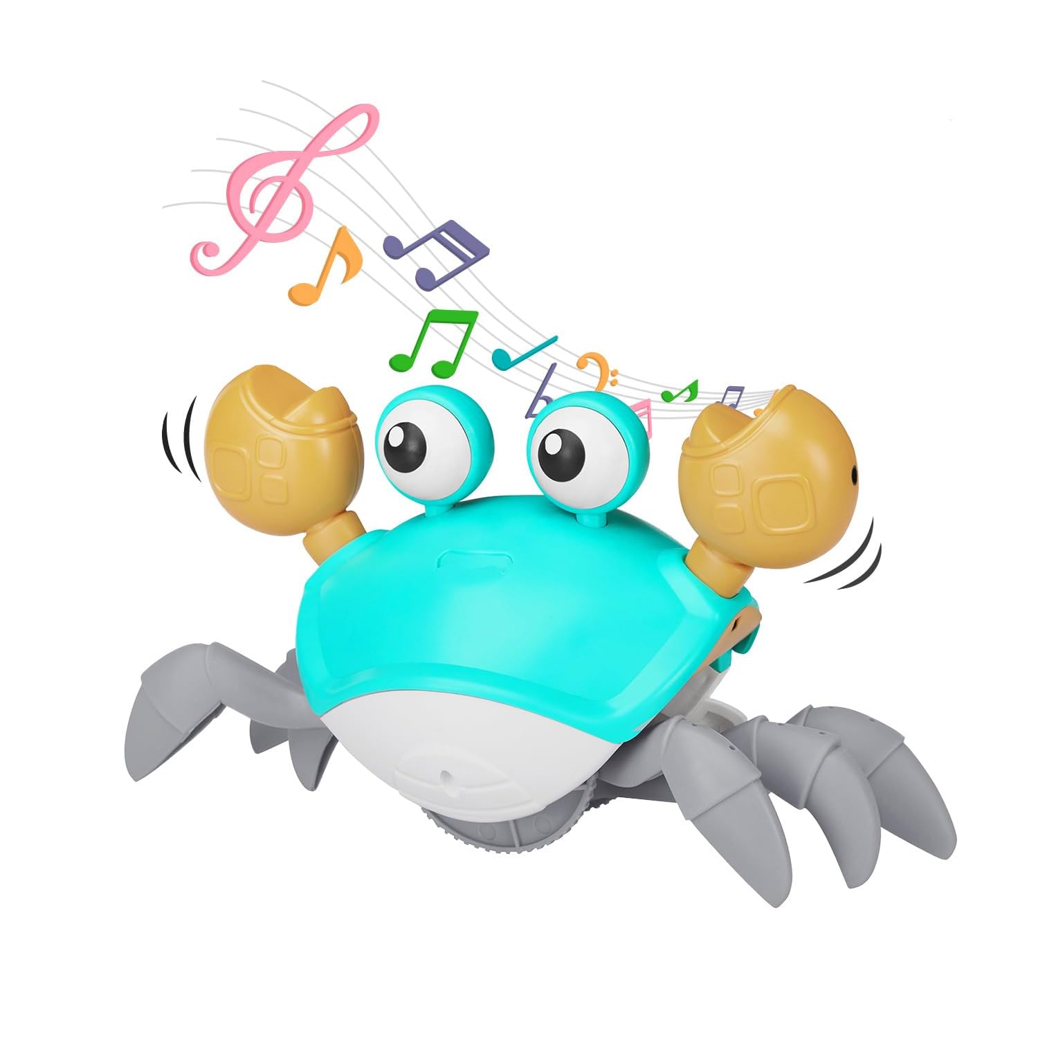 Amazon Brand - Jam & Honey Crawling Crab | Musical Toys for Toddlers | with Led Lights | Great Birthday Gift | Toys for Kids,Multicolour-image-20