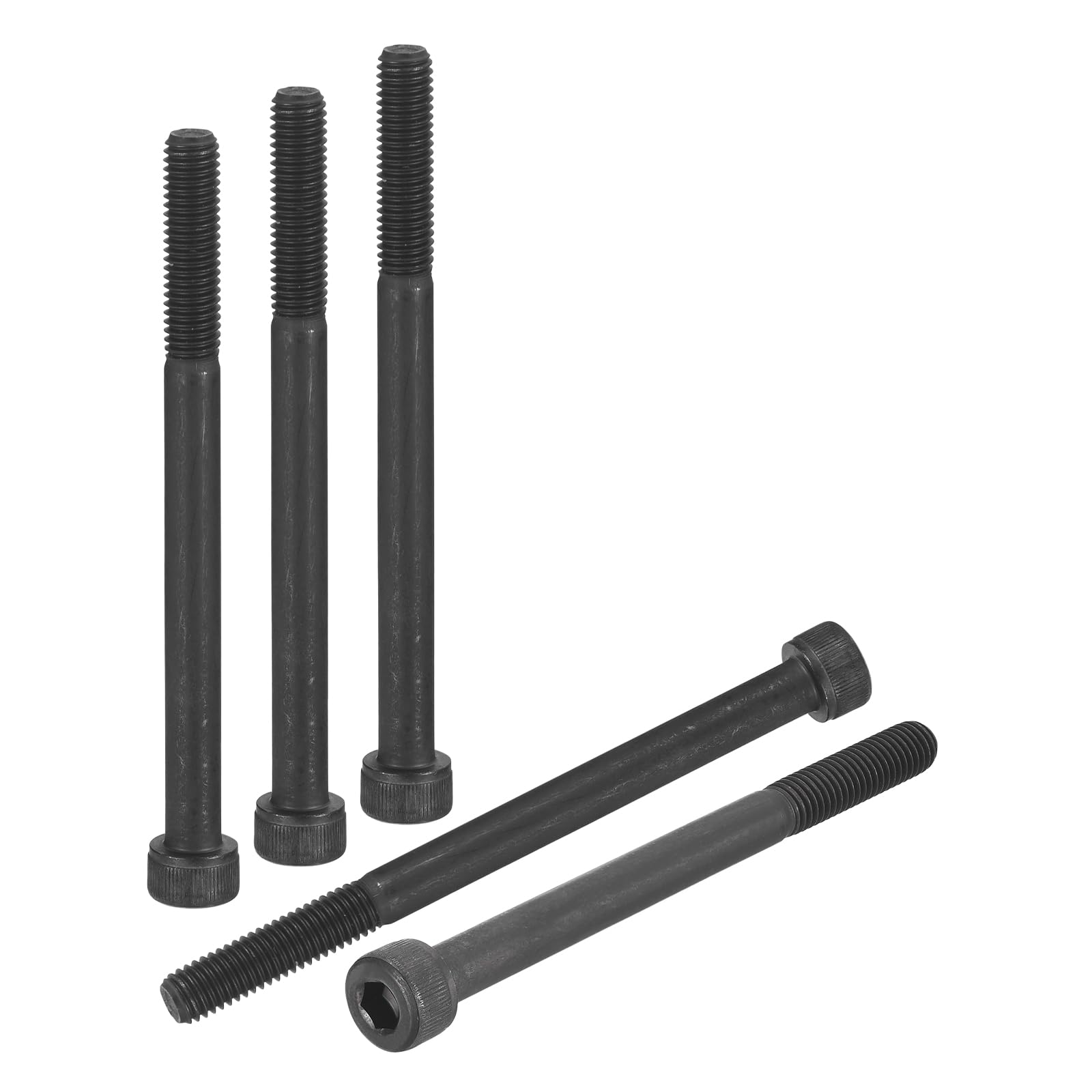 DTGN M8-1.25x100 Socket Head Cap Screws Bolts, 5Pack, Good for Road Bicycle Mountain Bike, Auto, Motorcycle