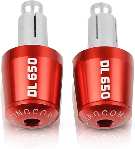 Miniatura 9 de Contrapeso 78 "0.866 in motocicleta manillar agarres extremo barra tapa tapón para Suzuki DL650 DL 650 V-Strom 2004-2017 2016 2015 2014 2013