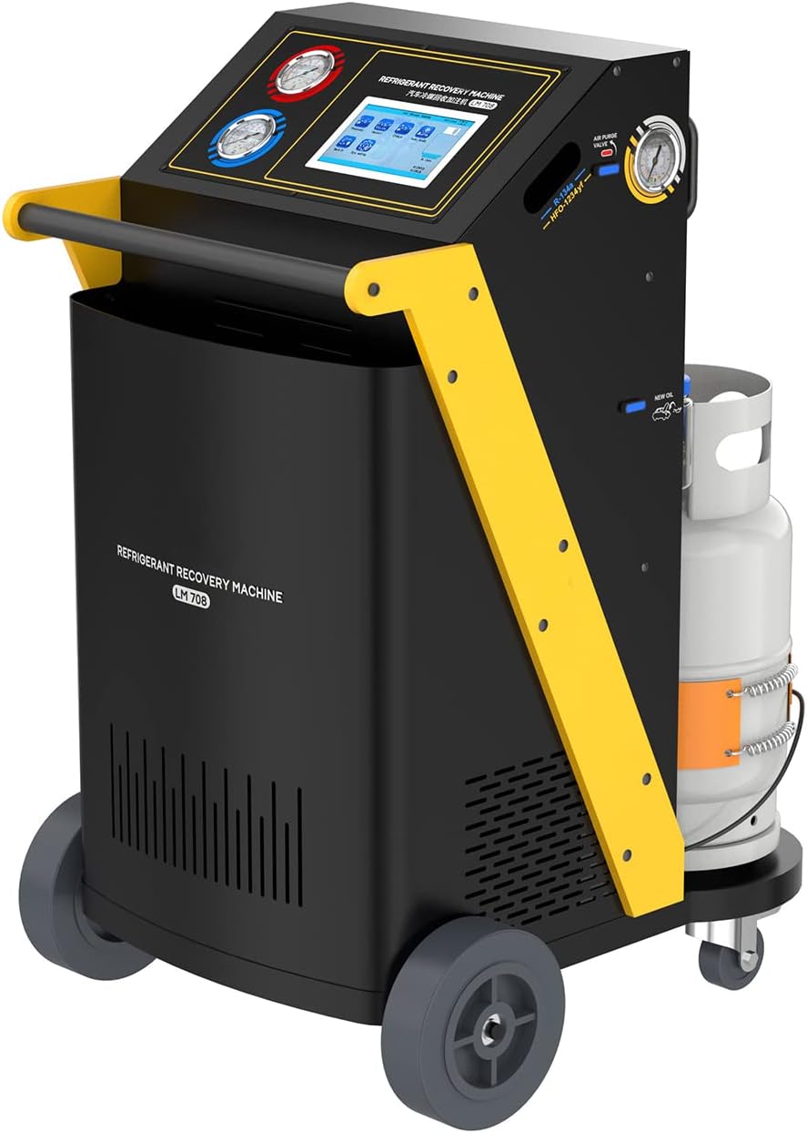 VKALTUL ACDual Refrigerant Recovery Machine, Fully