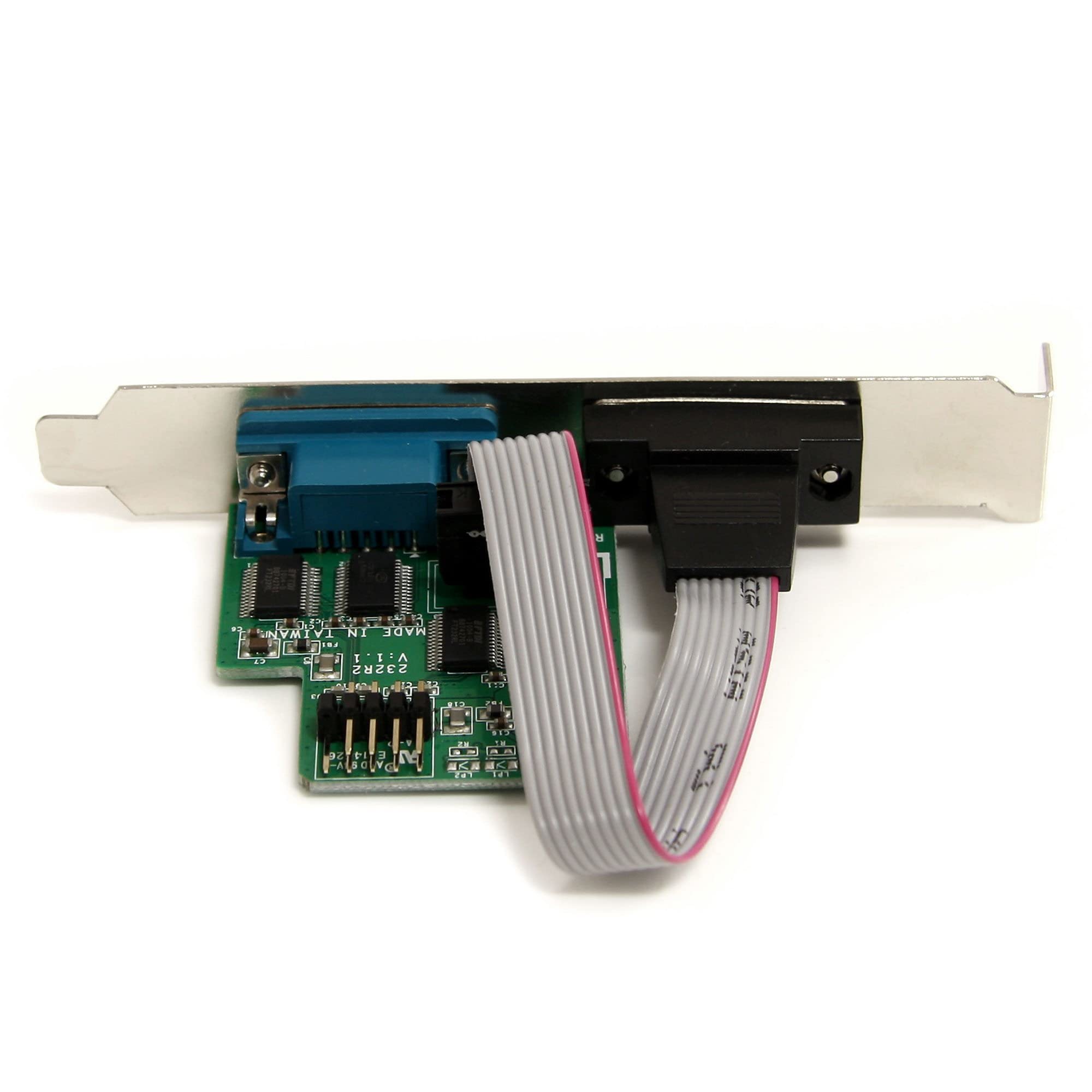 StarTech.com Adaptador Plaqueta Bracket de Placa Base Interna USB a 2 Puertos Serie - 2x DB9 Macho - 1x IDC Hembra | Bracket serie interno, 2x DB9 macho, 1x IDC hembra