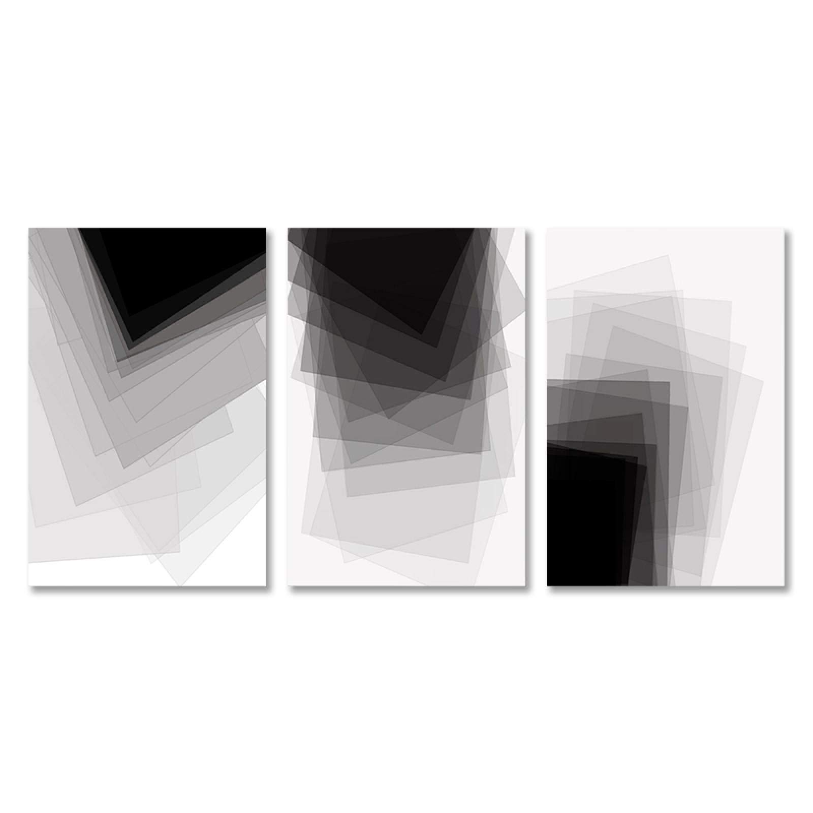 Pintura abstracto estilo nórdico para paredes vacías, 3 lienzos geométricos modernos de 50x70 cm 8