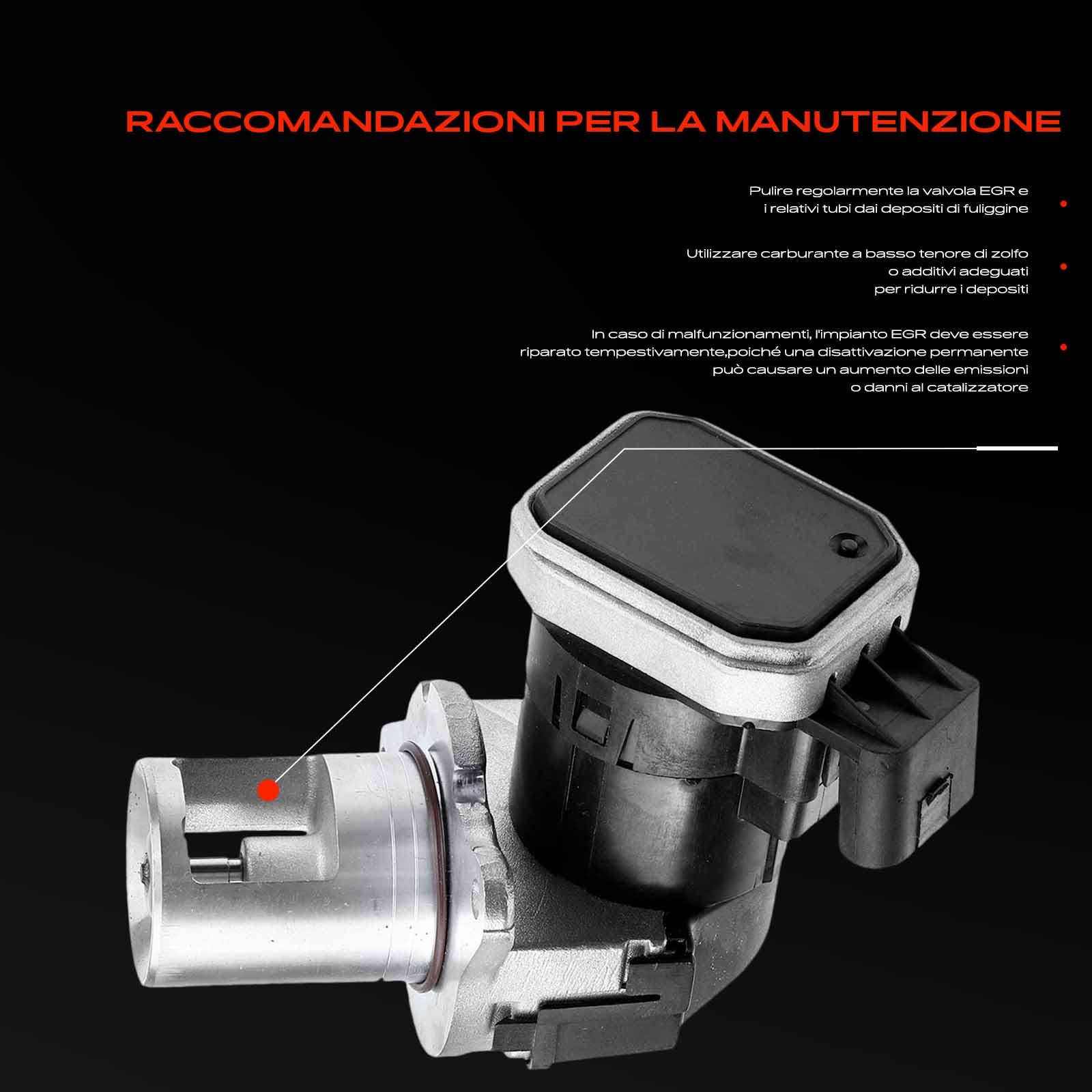 Frankberg Valvola EGR 555165 | Compatibile con: Classe C Modello T S203, Viano W639, Classe E Modello T S211, Vitobus W639, Classe E W211
