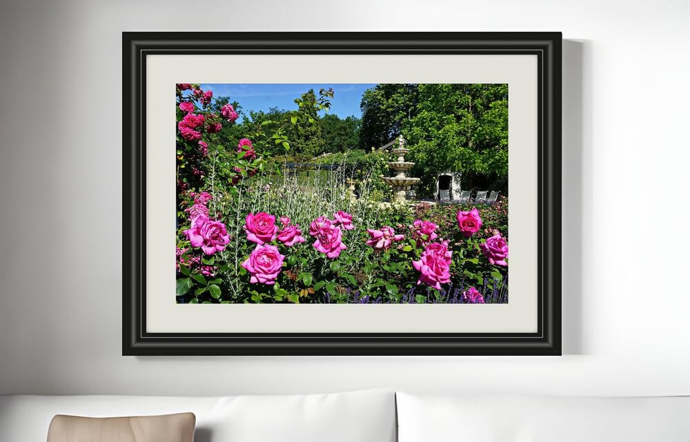 JVERF - JZZF25020 Netherlands Parks Roses Sculptures Arcen Limburg| Self-Adhesive Painting | Frameless