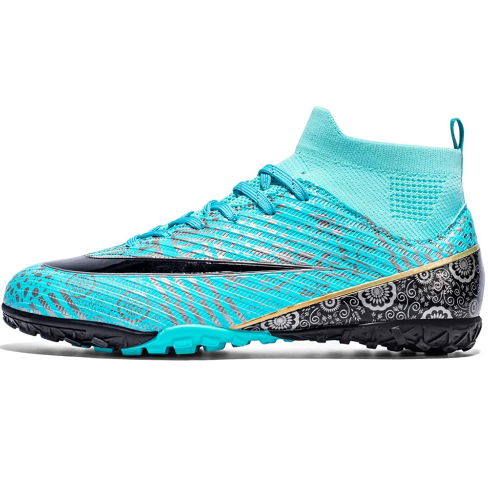 VTASQ Scarpe da Calcio Uomo All'aperto Sportivo Erba Tacchetti Teenager Adulto Training Alte Scarpe da Calcetto Spike Professionale Scarpe da Allenamento Unisex