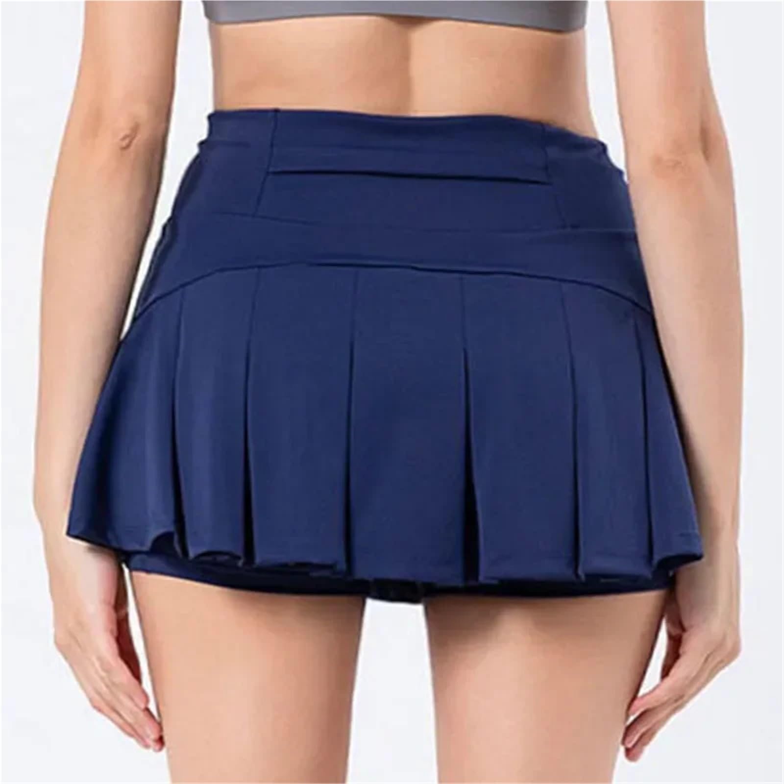 Gonne da Tennis Donna, gonne Casual Golf all'aperto con Tasca, Pantaloni Corsa a Vita Alta per Corsa Tennis