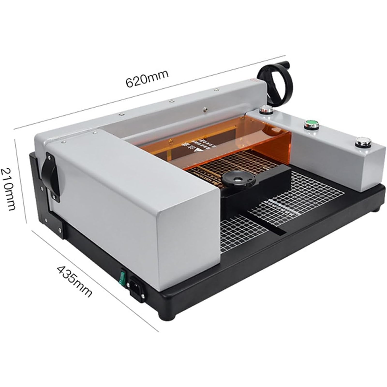 A4-Papierschneidemaschine, 200 W, robust, automatische Schneidemaschine für Bibliotheken mit automatischem Sicherheitsschutz