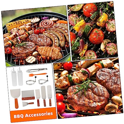 Set de herramientas para barbacoa BESPORTBLE acero inoxidable miniatura 3
