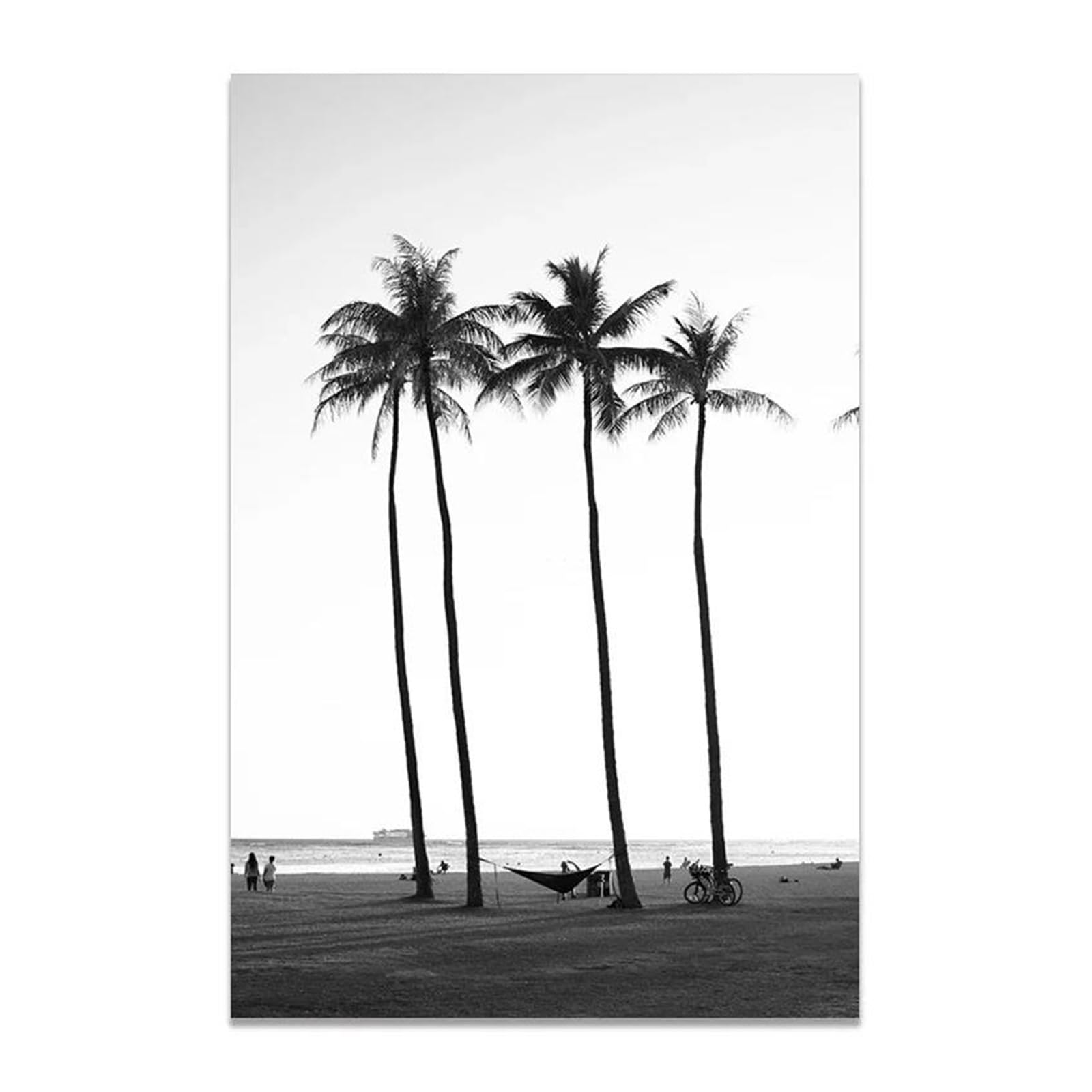 Impression sur toile haut de gamme de paysage marin vintage