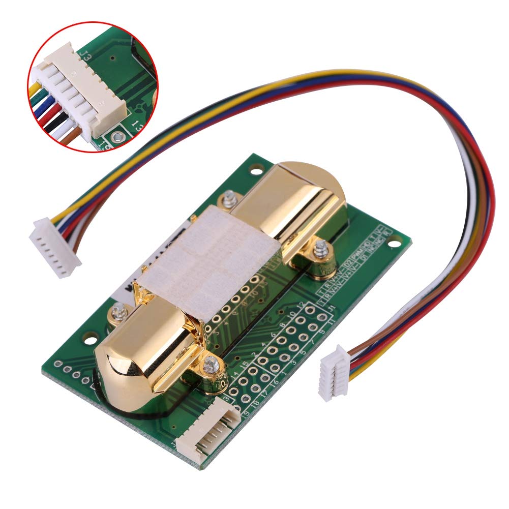 NDIR-Kohlendioxid-CO2-Sensormodul MH-Z14A, Hohe Empfindlichkeit, Temperaturkompensation für Heizung, Kühlgeräte, Smart Home und Schule