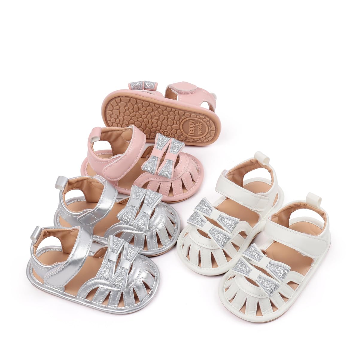 Toddler Neonati Maschi Sandali Scarpe estive in Pelle PU Scarpe da Primo camminatore Scarpe Casual in Pelle PU Neonato 0-18M
