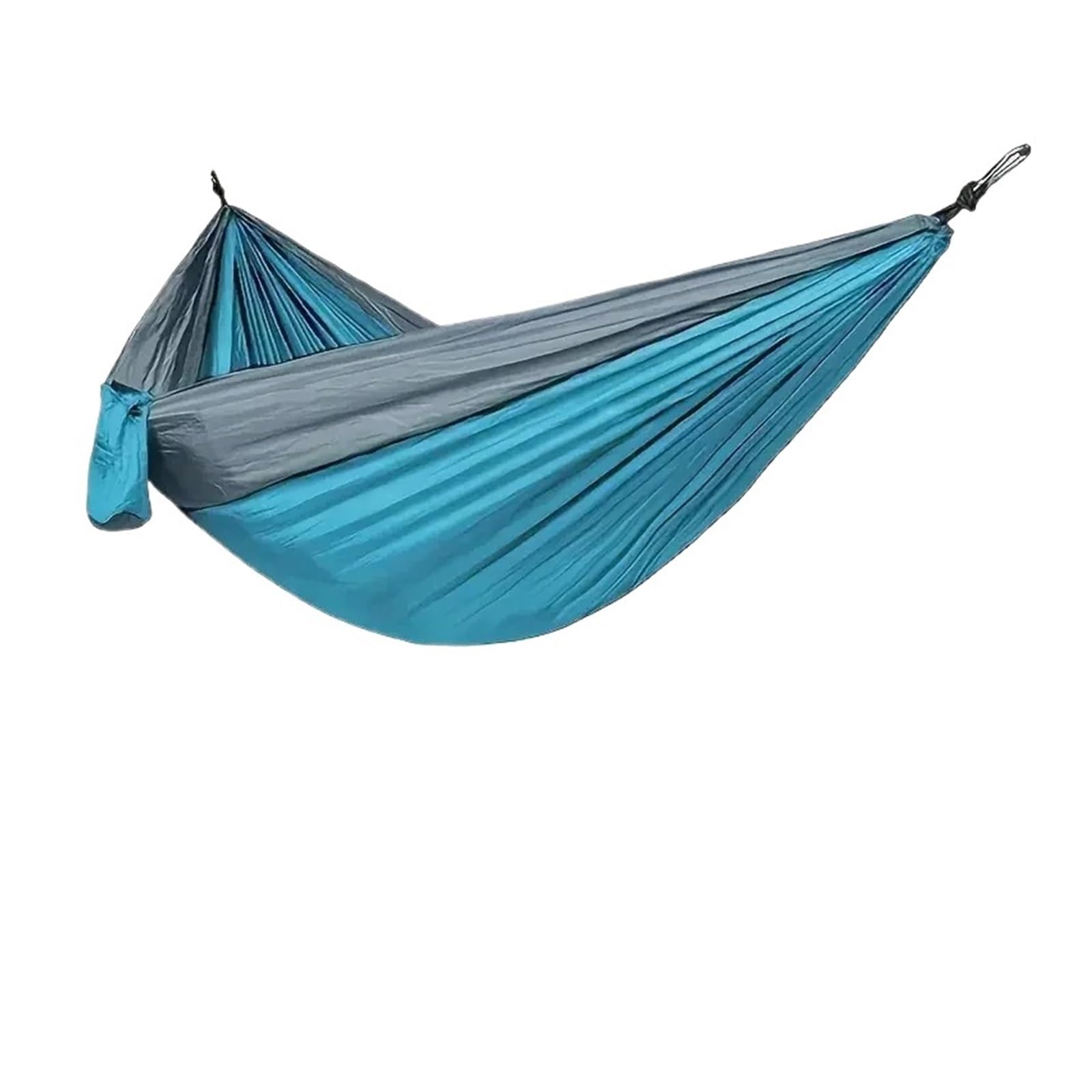 Hammocks, Double Portable Hammock for Camping Lightweight Nylon Parachute for Backpacking Travel Beach Backyard Patio Hiking Amaca,for Outside(Blue)