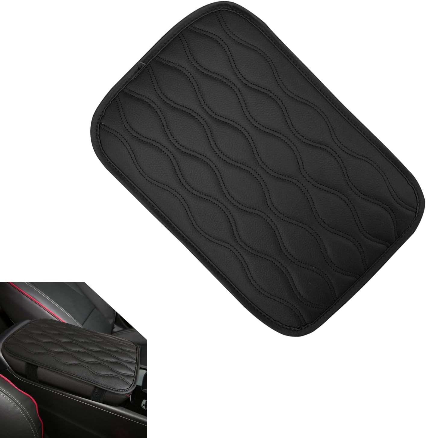 Amazon.com: Foelony Wave Pattern Car Center Console Pad, 8.27