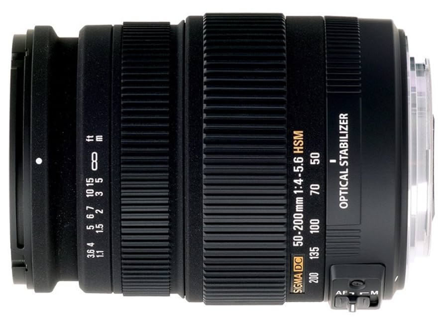 Sigma 50-200mm F4-5.6 DC OS HSM ｜R122 Sigma 50-200mm f/4.0-5.6 DC IF SLD Optical Stabilized (OS