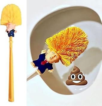 Donald Trump Novelty Toilet Brush, Plastic