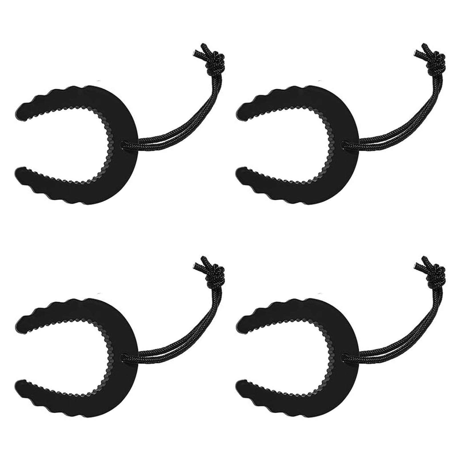 Buxuaaaa 4 Black 4Pcs Door Finger Pinch Guard Anti Door Slam Stoppers Toddler Stoppers Baby Child Proof Proofing