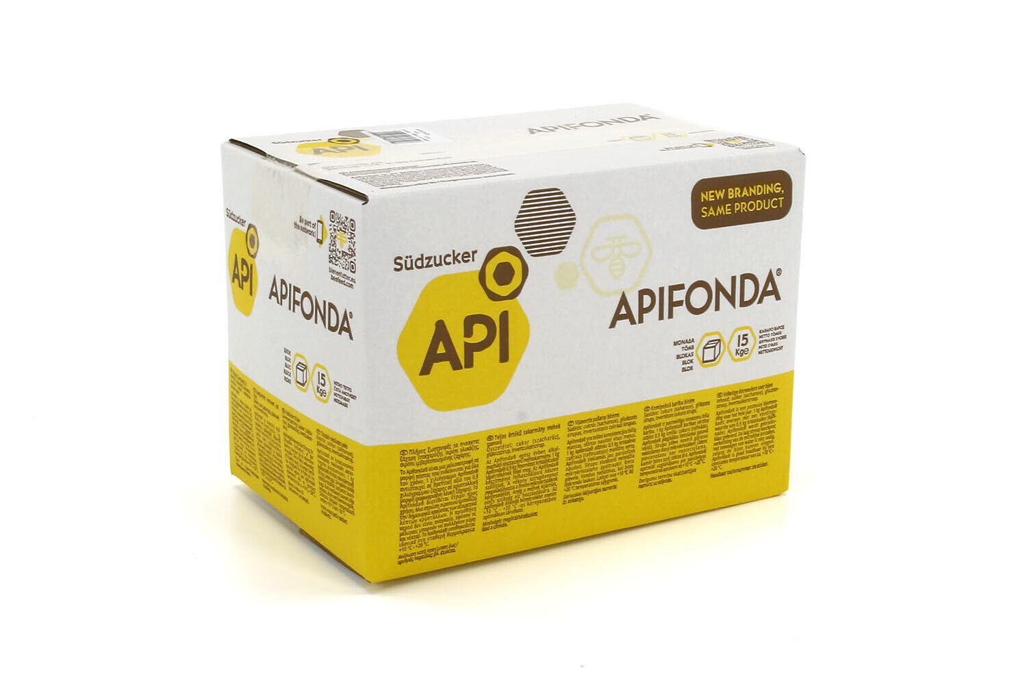 Bienenfutter - Zucker-Teig - Zucker-Paste - Landwirtschaftliches Zubehör - Natürliche Produkte - Imkerei - Honig - Bienenhaltung - Südzucker Apifonda 15 kg