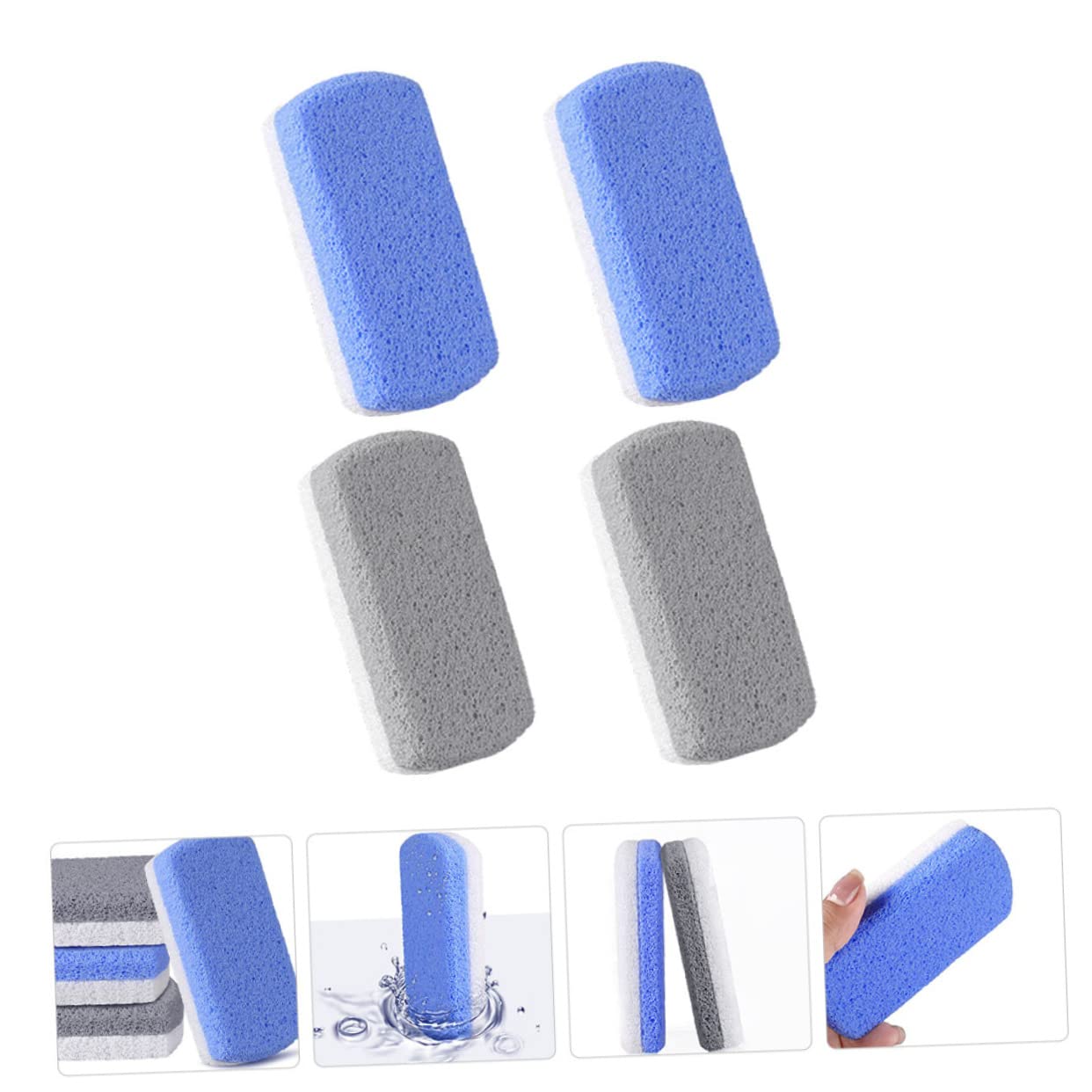 minkissy 12pezzi Pietre Per Pedicure Schiumoso Rimuovi Calli e Morta Strumenti Per La Dei Piedi Design Ergonomico Facile Da Usare Colori