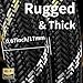 YYTCG Audiophile HiFi 6.56ft AC Power Cord-7 AWG,4N Oxygen-Free Copper Cores,Power Audio Cable,with Nylon Braid,3 Prong Power Cord,NEMA 5-15P to C13 Power Cord(6.56ft/2m)