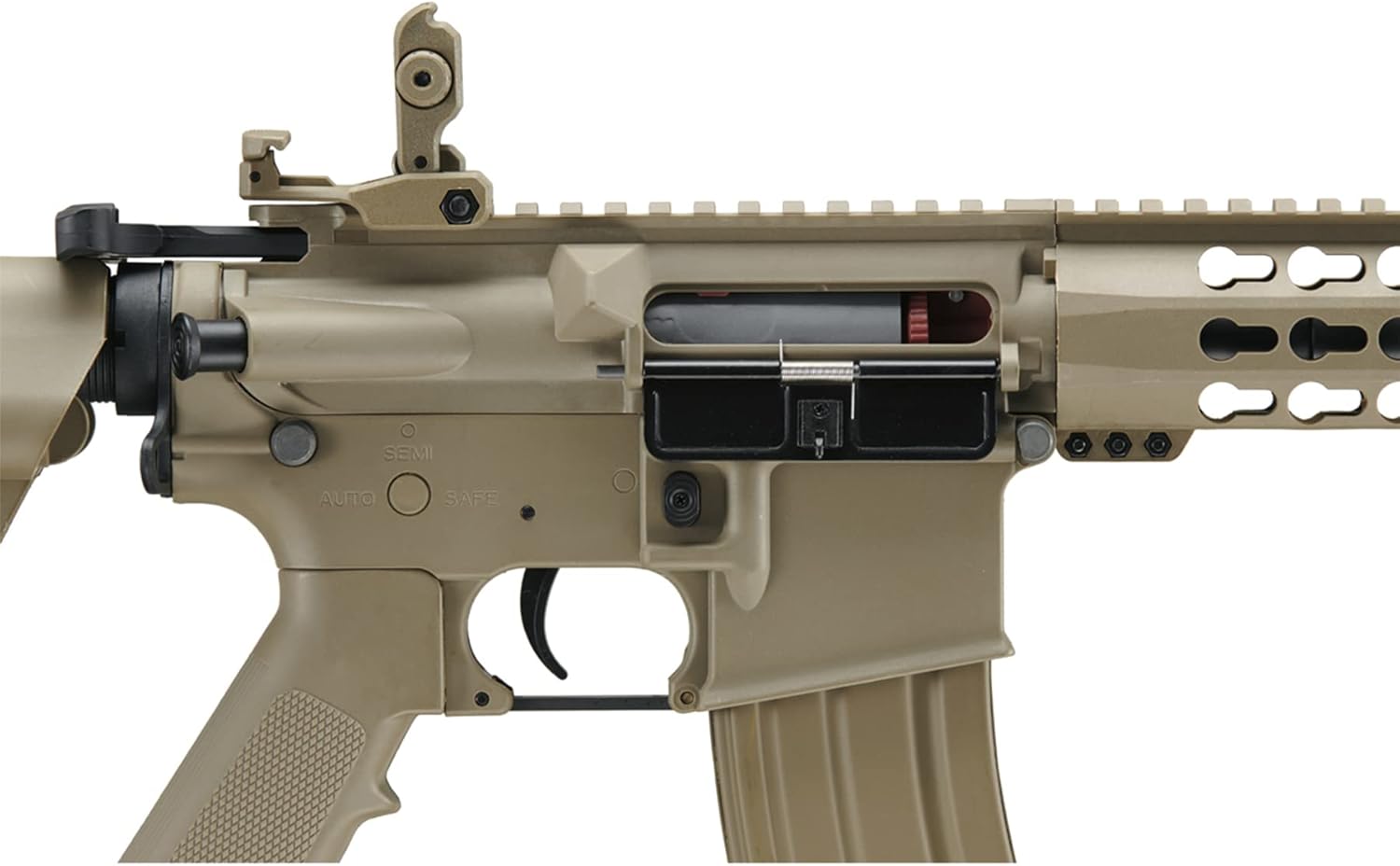 Lancer Tactical Gen 2 LT-19 Airsoft M4 Carbine 10" Electric Full/Semi-Auto Airsoft AEG Rifle, Included 6mm 0.20g BBS, Charger, and Battery