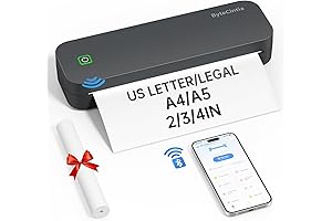 Impresora térmica portátil barata: Imprime en papel tamaño carta de 8,5 x 11 pulgadas