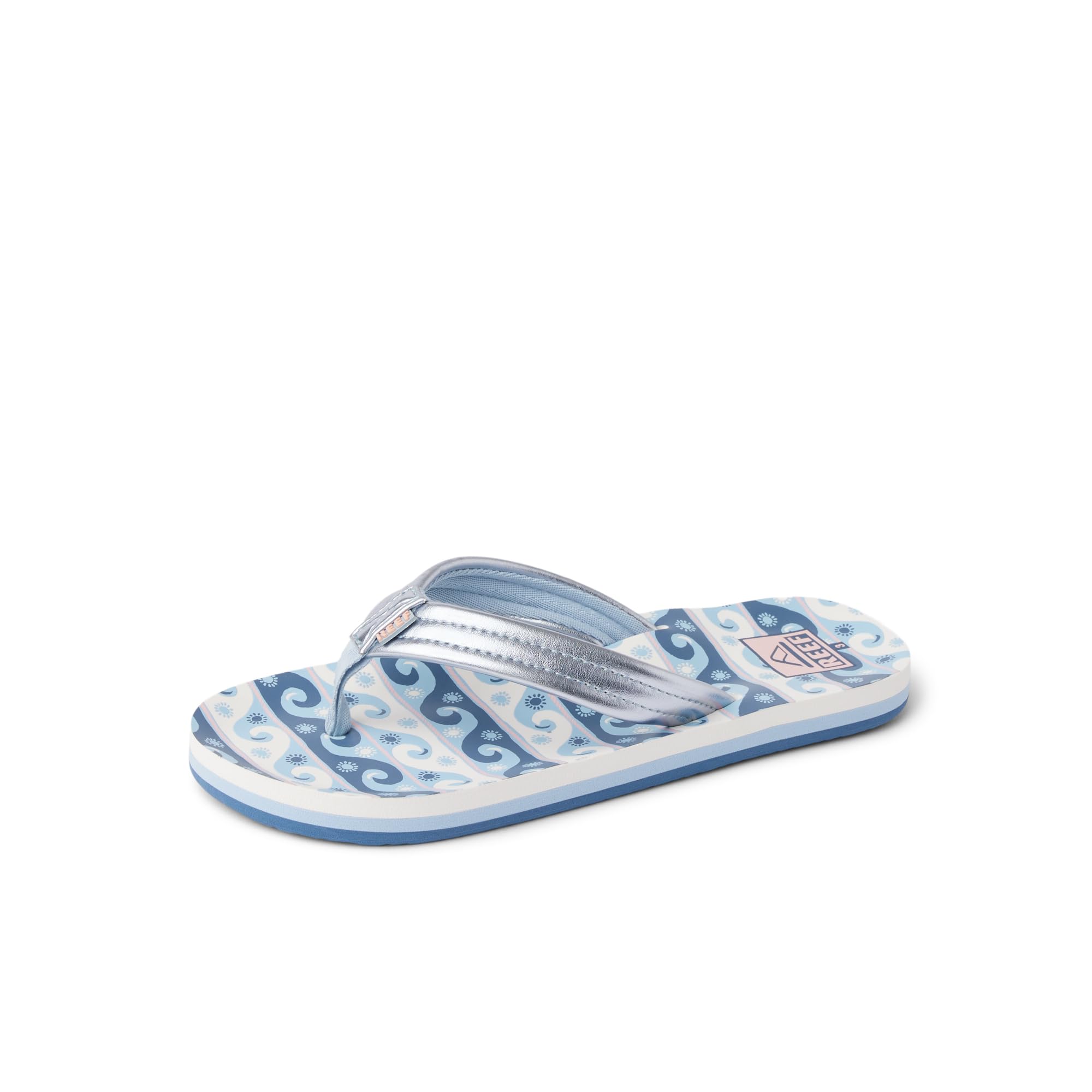 REEF Girls Kids Ahi Beach Flip Flop, Soft Cushion Footbed, Water Friendly