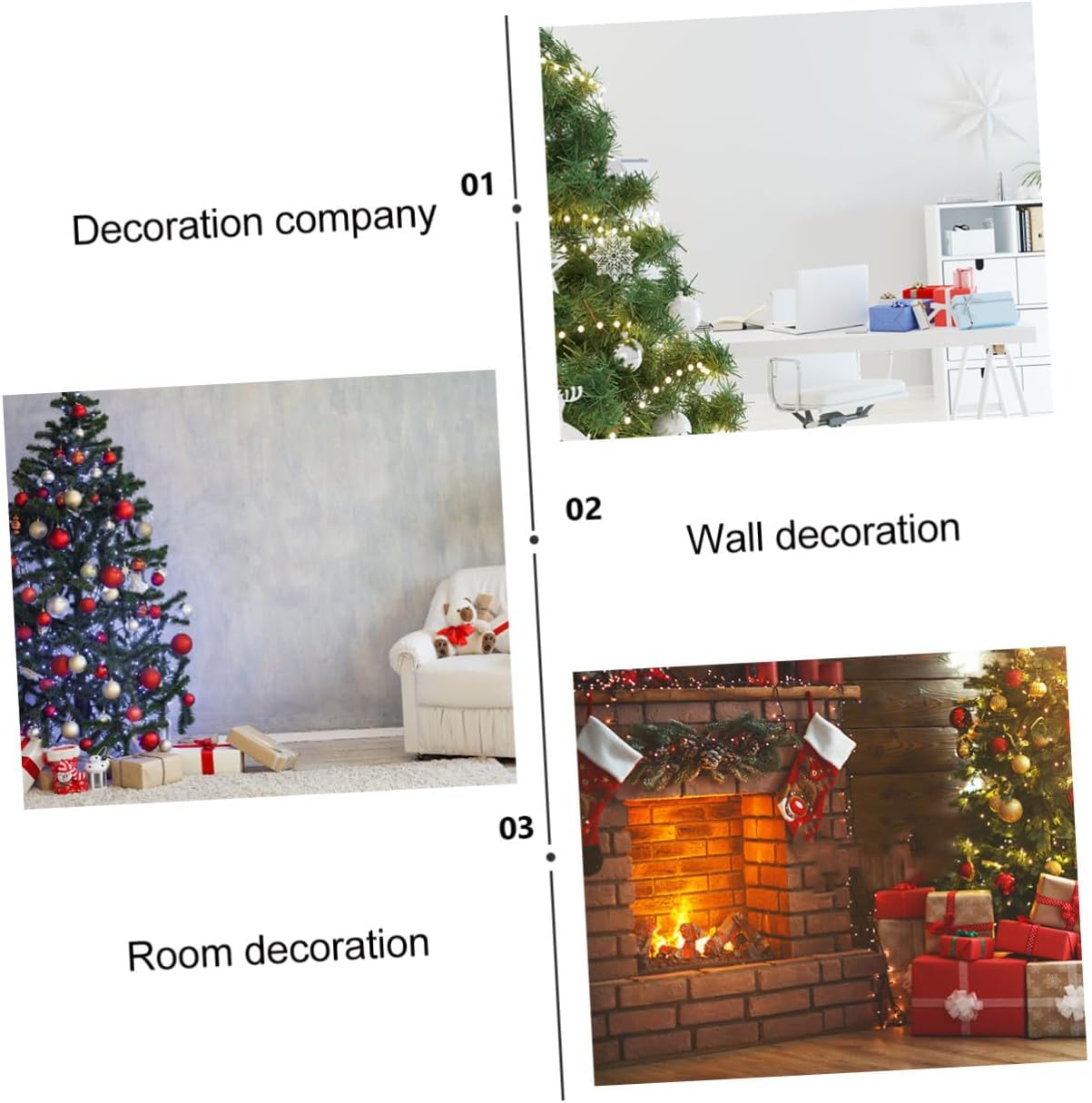 Christmas Tree Revolving Candle Holder with Small Golden Tray, Rotating Candlestick Stand for Desktop Holiday Décor, Assembling Lantern Candle Stand for Christmas Table Centerpiece