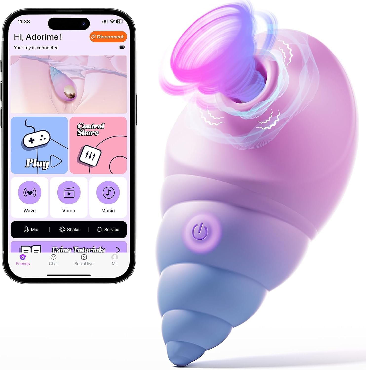 Vibrator Adult Sex Toys for women- Sucking Rose Toy Clitoral Vibrators Clit Sucker with 10 Suction Vibrating Modes