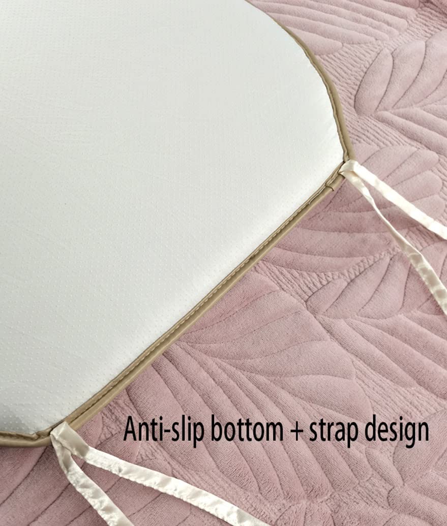 Cojin Silla Comedor - Cuscino antiscivolo a forma di U per sedie da cucina, in pelle, con supporto posteriore in gomma, set di 1/2/4 pezzi, elegante nero, perfetto per sala da pranzo