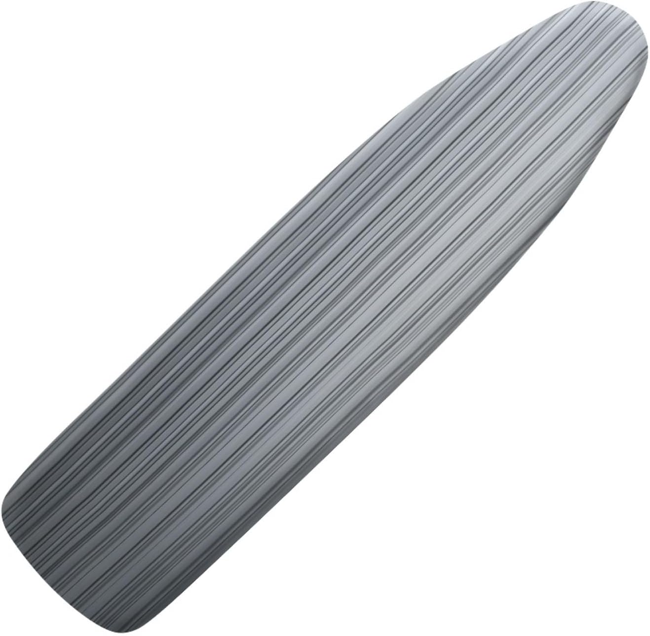 Ironing Board Cover 14x48 Gray Gradient Iron Board Cover with Padding Heat Reflective,Scorch Resistant Thick Padding,Snug Fit Non-Slip Nose Pocket Fastener Straps Elastic Edges