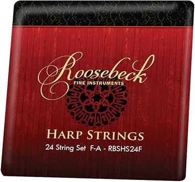 Roosebeck Harp String Set, 24, F - A
