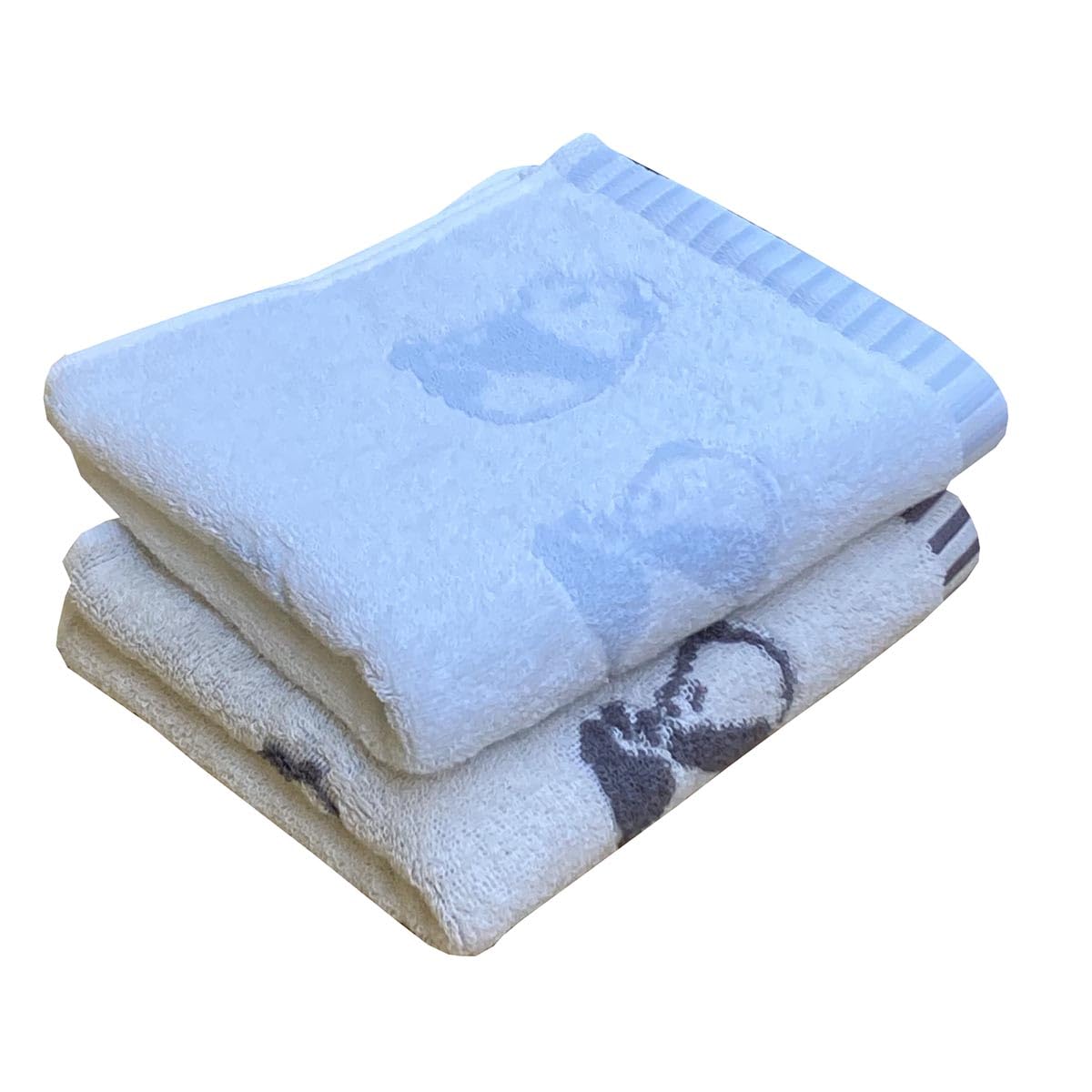 Imabari Face Towels, Panda Pattern, Set of 2
