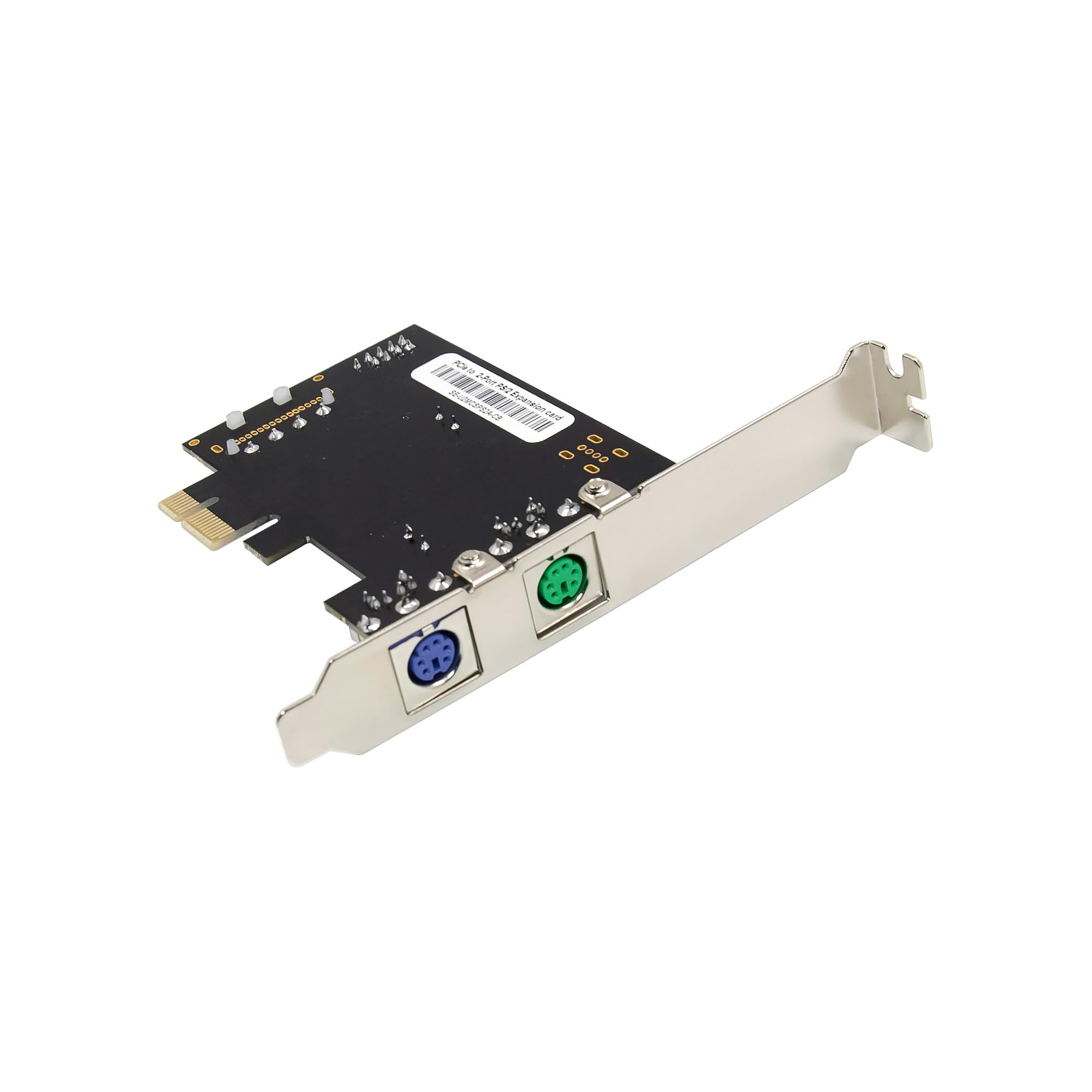 InLine MCS9990 76620P Carte d'interface PCIe, 2 x PS/2, connecteur USB 2.0 Interne, Adaptateur Clavier et Souris