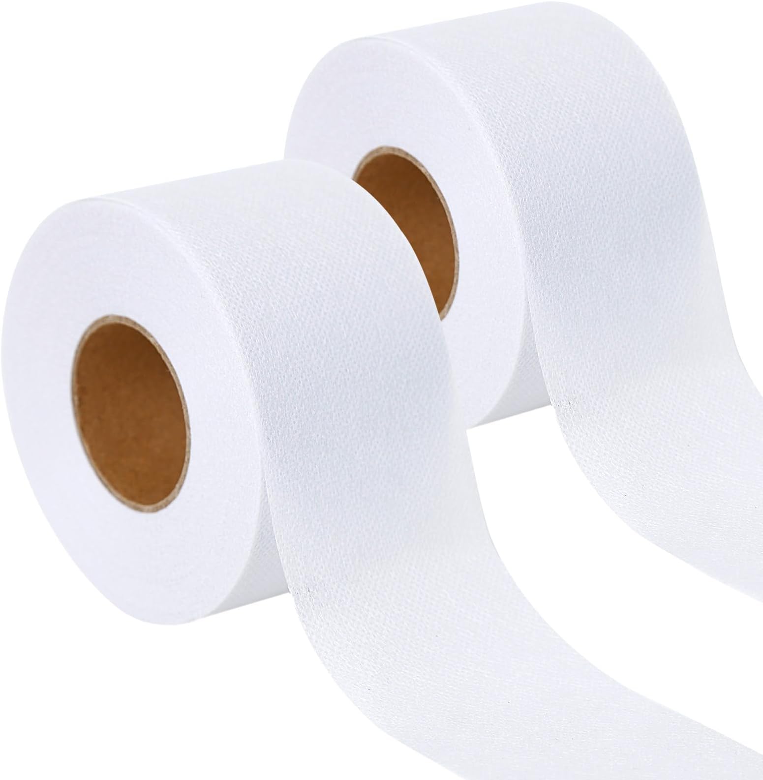 2 Rolls of Melt Batting Tape for Quilting - 2" x 30 Yards White Batting Seam Tape, Fused Sheer Binding Tape for Batting and Sewing