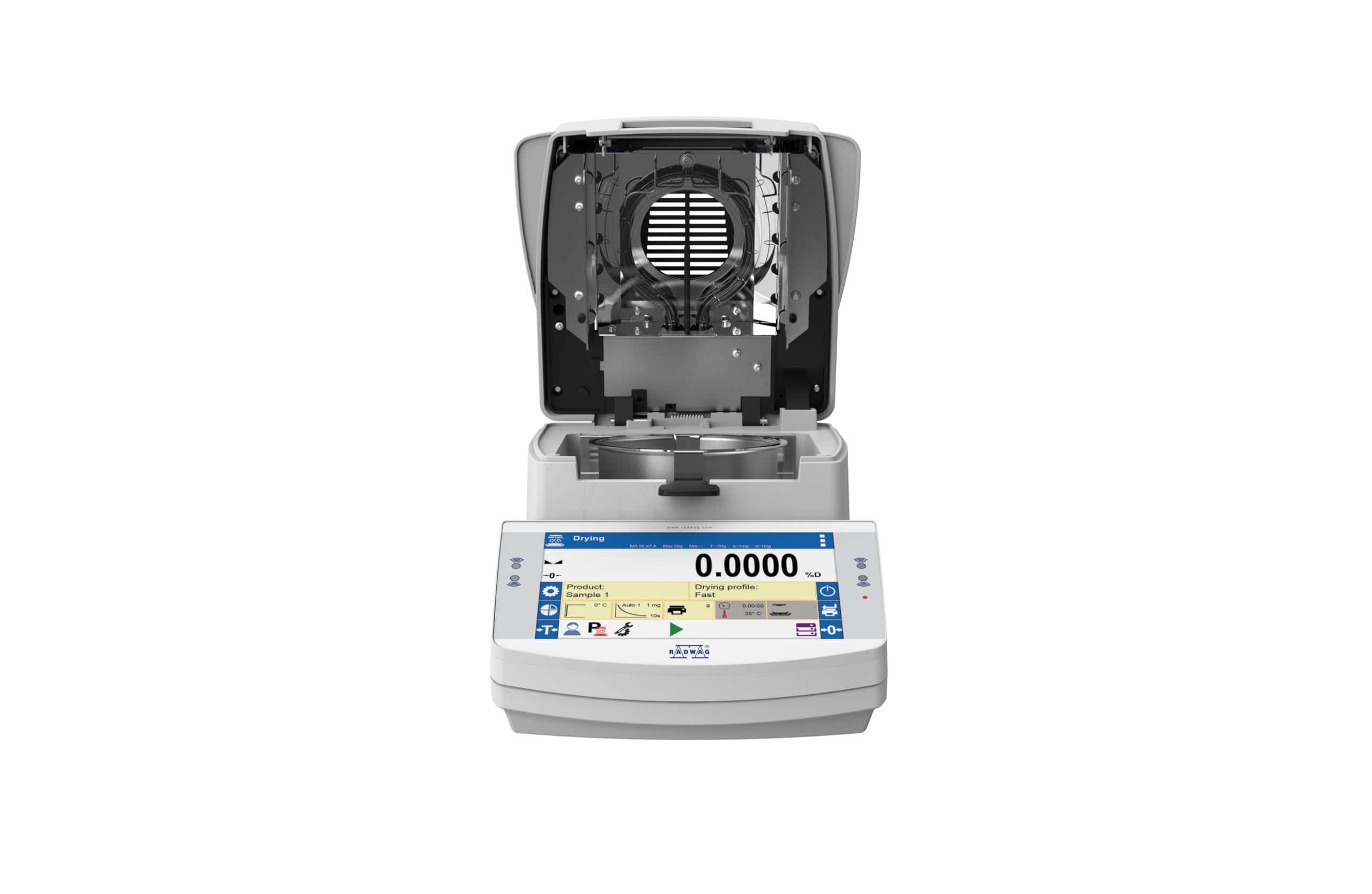 Radwag MA 50/1.X7.A Moisture Analyzer 50g x 0.1mg