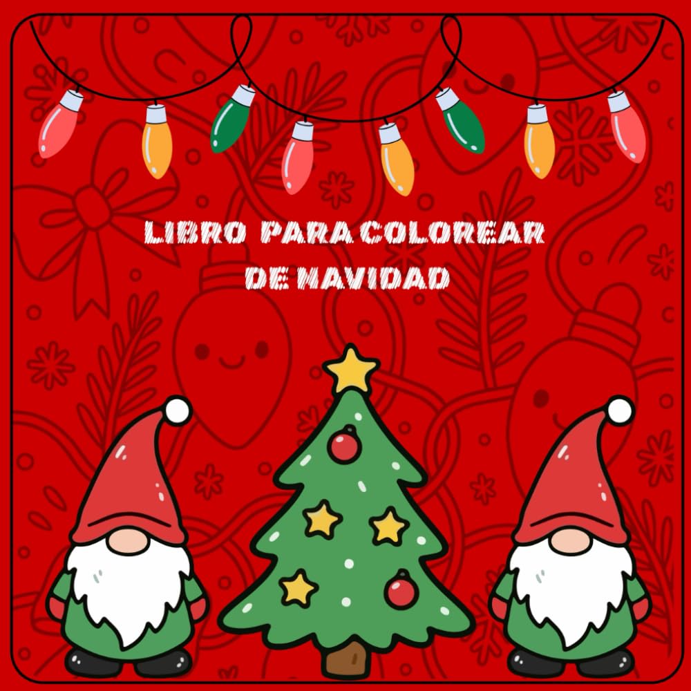 LIBRO PARA COLOREAR DE NAVIDAD