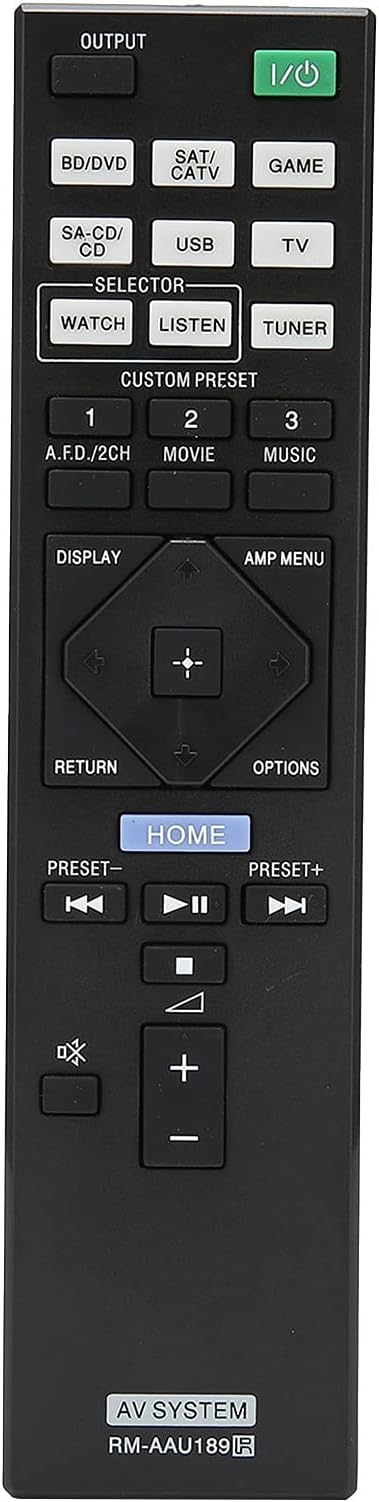 Controle Remoto Da Tev&ecirc; Para Sony Sstr-dn840 Str-dh550 Rm-aa
