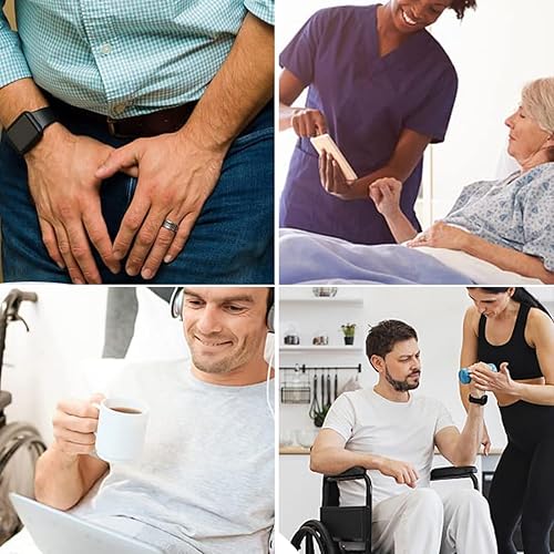 Miniatura 7 de 4 soportes para bolsas de pierna de catéter para bolsas de orina que se mantienen en su lugar para cuidadores, bolsas de drenaje urinario para