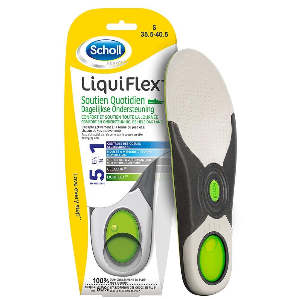 Scholl Semelles Liquiflex Soutien Quotidien 1 Paire - S