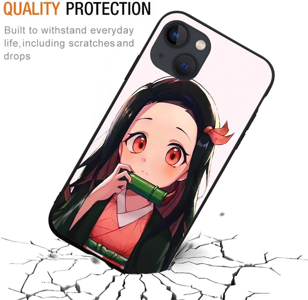 Kompatibel mit Google Pixel 4A 4G Handyhülle Cool Nezuko 326 Soft