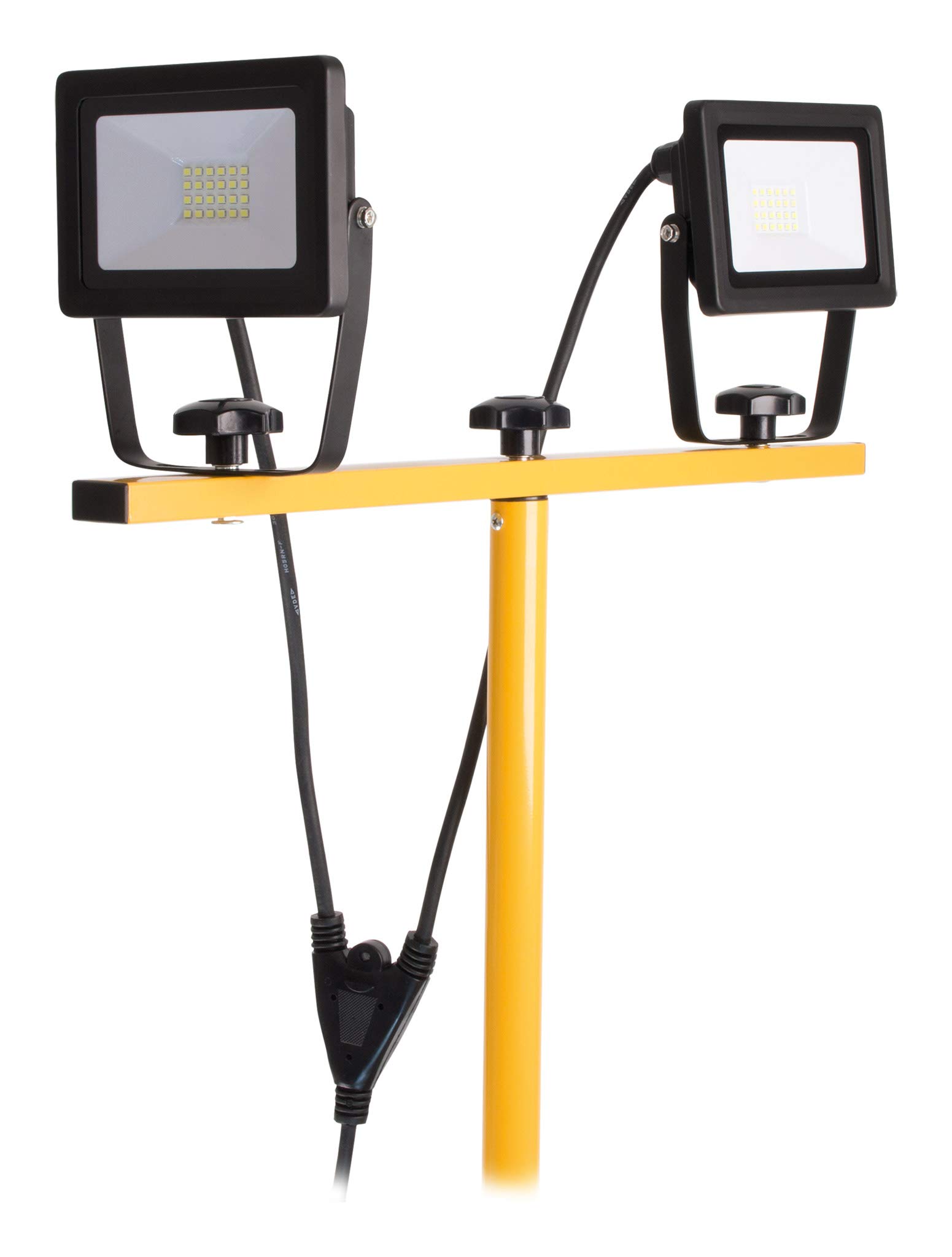 Zenitech Proyector LED estanco IP 2x20W montado en tri­pode
