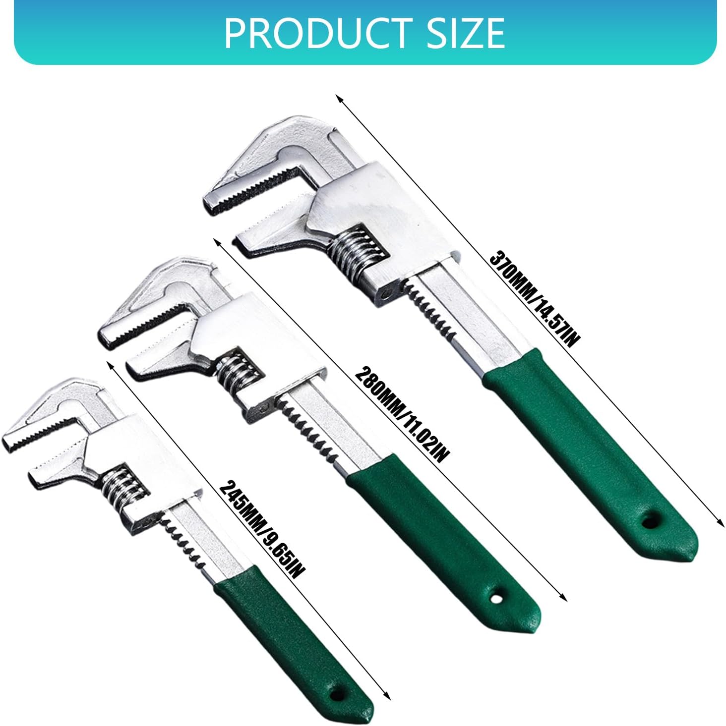 F Type Wrench Right Angle Adjustable Wrench Pipe Wrenches Wide Jaw Opening Wrench F Adjustable