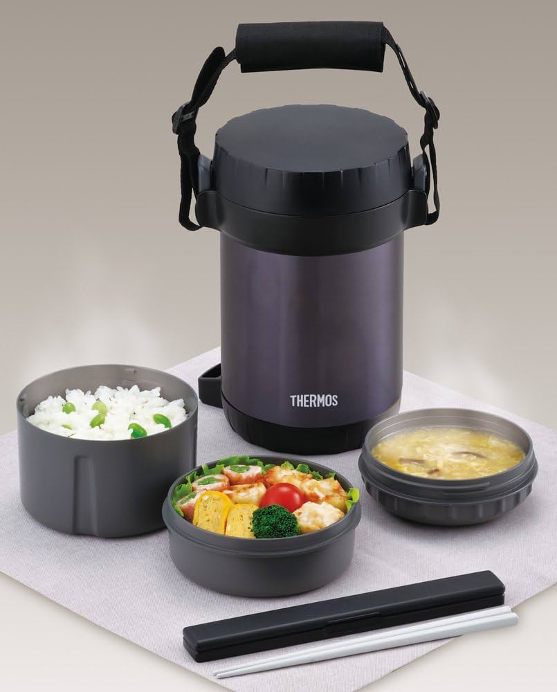 サーモス ステンレスランチジャー 1.1合 ブラック JBE-1600F BK 楽天市場】THERMOS ステンレスランチジャー 1.1合 ブラック JBE-1600F