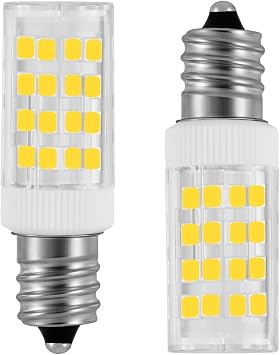 Sewing Machine 7/16 Screw-in Light Bulbs 4W Equivalent to a 40W Halogen Bulb Sewing Machine Light AC 110-130V 360 400LM Non-dimmable Pack of 2 Warm White 3000K