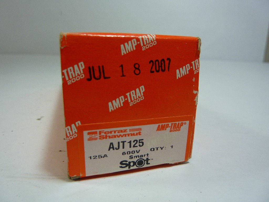 Ferraz Shawmut/Amp-Trap 2000 AJT125 Fuse 125 Amp 600V NEW