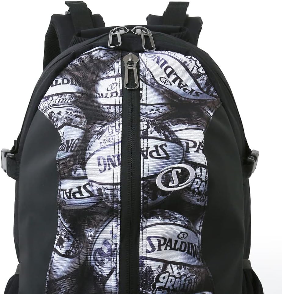 Spalding 40-007GW Cager Graffiti Shoe Bag, White, White x Orange